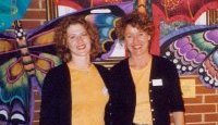 Coral & Jane @ the Asthma Gift Fair 2002